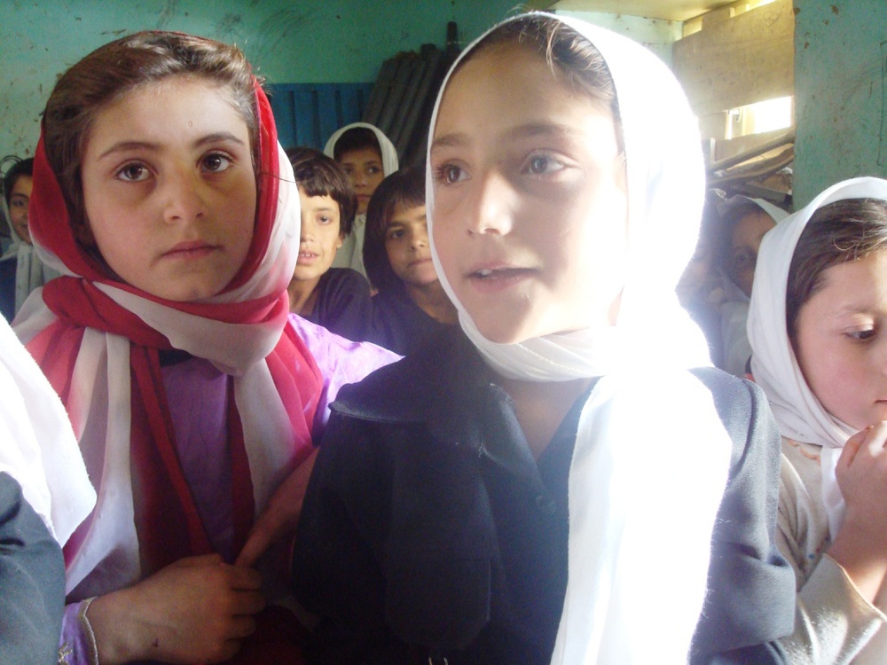 Afghan Girls Represent Country's Future at Shutol Primary School