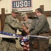 Ribbon Cutting Ceremony Reopens Pat Tillman Memorial USO Center at Bagram Airfield