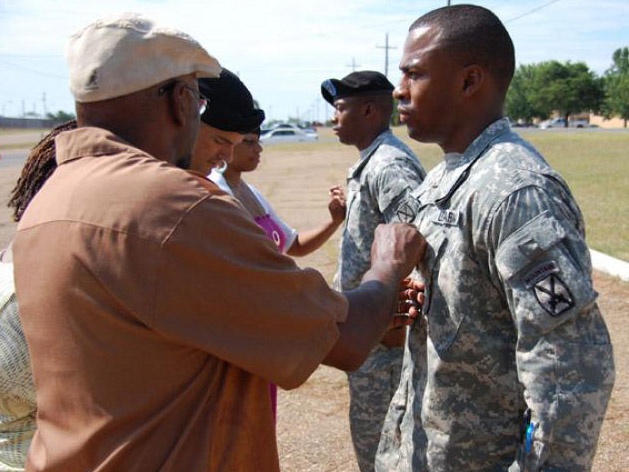 Lyles Family Celebrates Promotions at Fort Polk Ceremony