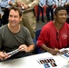 Celebrities Visit Troops Aboard USS Ronald Reagan