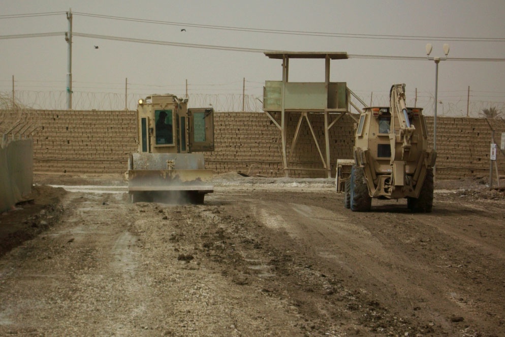 Smooth Finish Completes Road Improvements at Victory Base Complex in Iraq