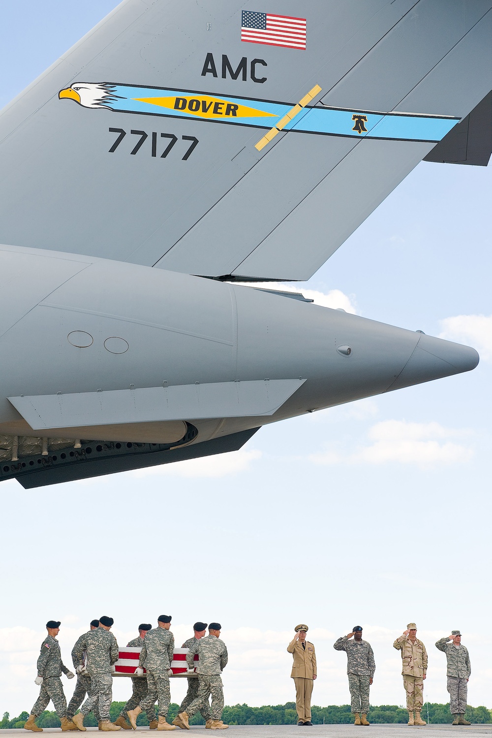 Military Leaders Honor Fallen Soldier at Dover Air Force Base