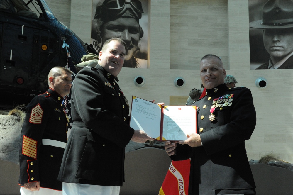 Marine Corps Officer Honored for Wounded Warrior Service