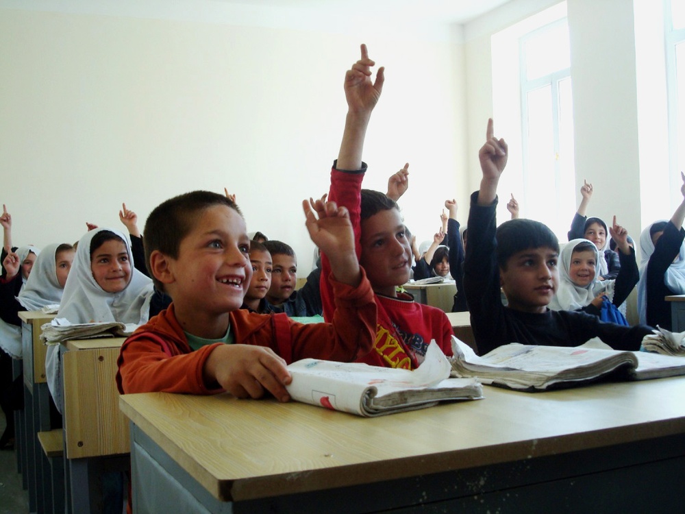 Afghan Girls Envision Bright Futures at New School