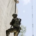 Afghan Commando Practices Fast-Roping Technique