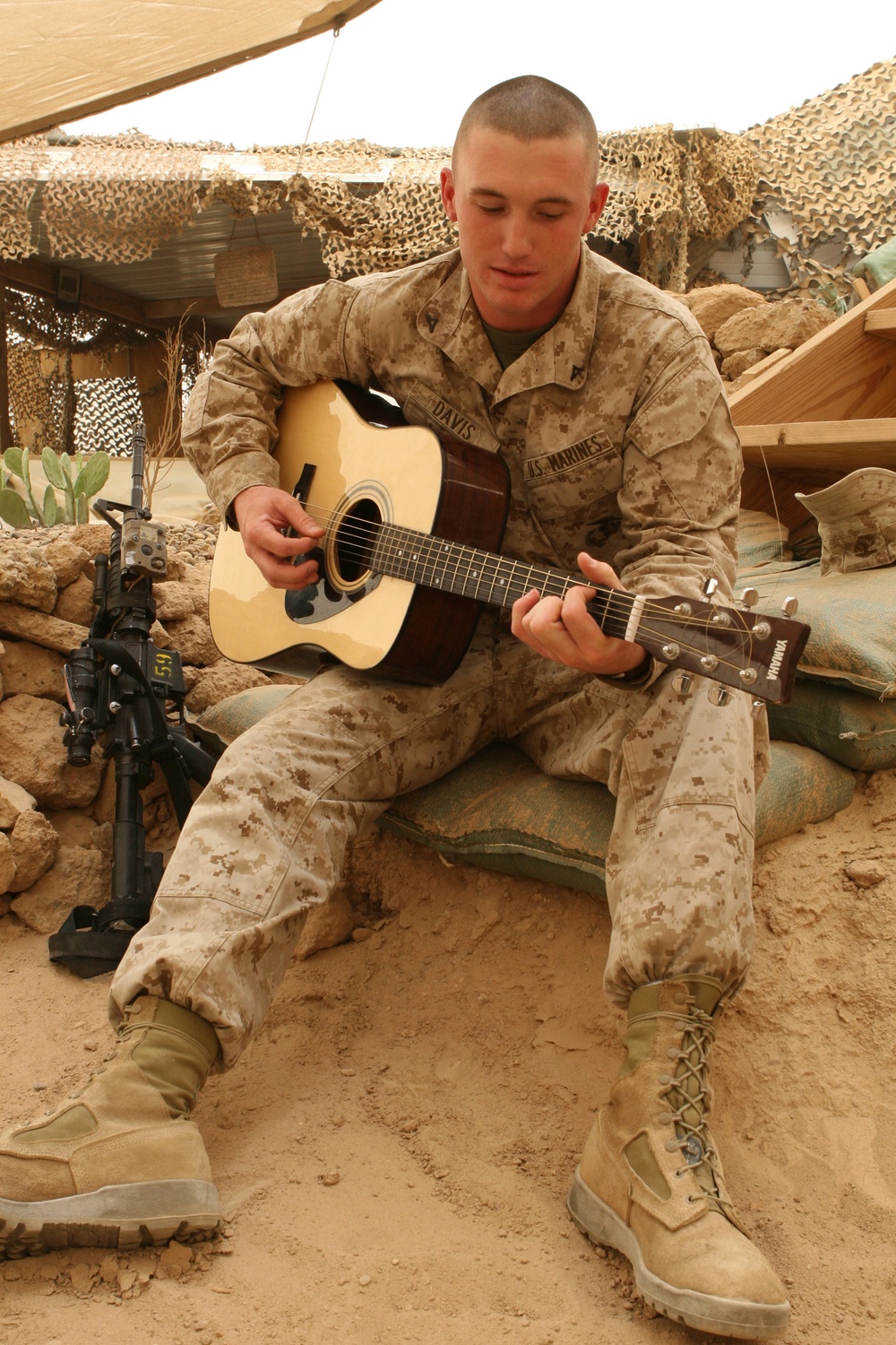 Marine Writes Songs Inspired by War Veterans