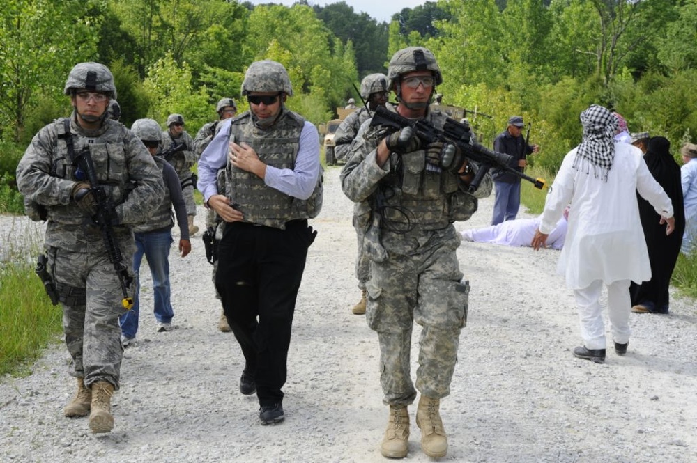 USAID Official Evacuated During Afghanistan Reconstruction Exercise