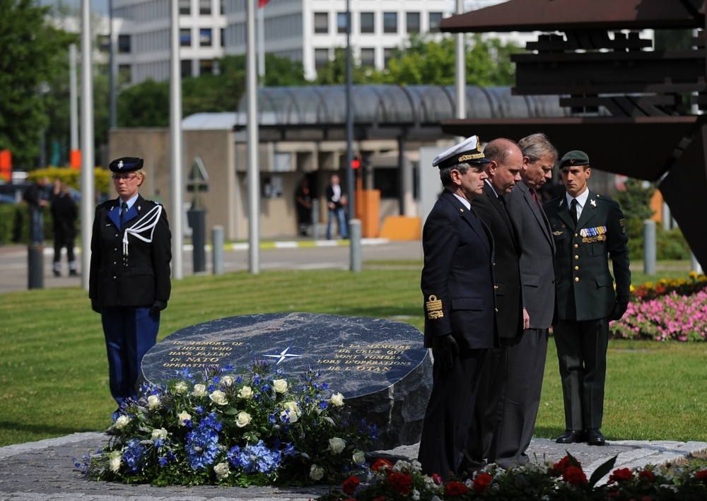 NATO Honors Fallen Troops with Memorial Dedication in Brussels