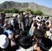 U.S. Navy Commander Engages Afghan Children in English Lessons