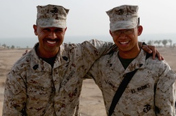 Father and Son Marines Serve Together in Iraq