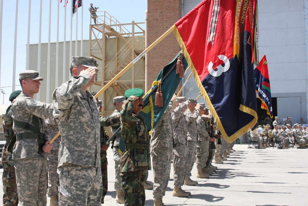 U.S. and Afghan Forces Mark Transfer of Authority at Bagram Airfield