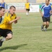 Paratroopers Compete in Soccer Match in Baghdad