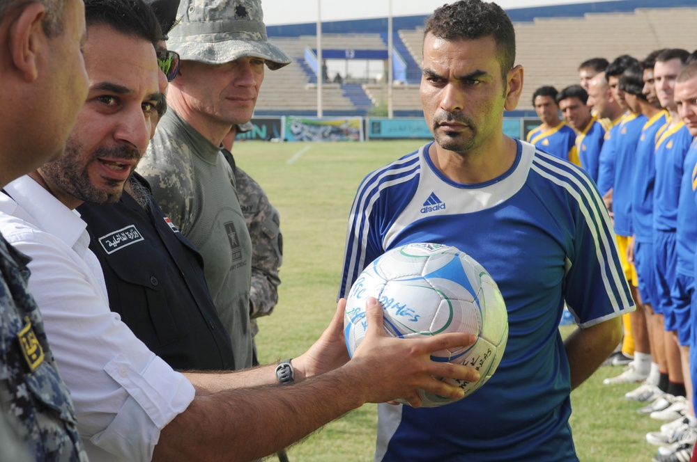 Soccer Balls Donated to Iraqi Children in Honor of Fallen Soldier