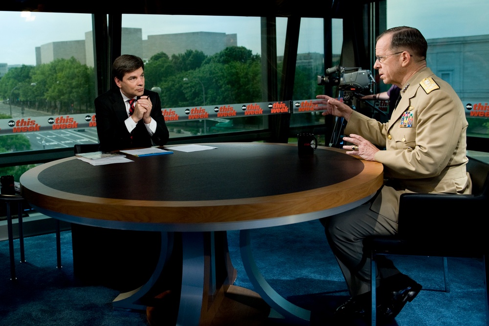 Mullen Discusses Military Issues on ABC's 'This Week'