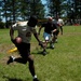 Army Spc. Leonard Ellis Scores Touchdown at Fort Bragg All-American Week
