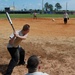 Army Spc. Competes in Softball Game During All-American Week