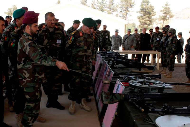Afghan Army Showcases Weaponry at Commanders' Conference