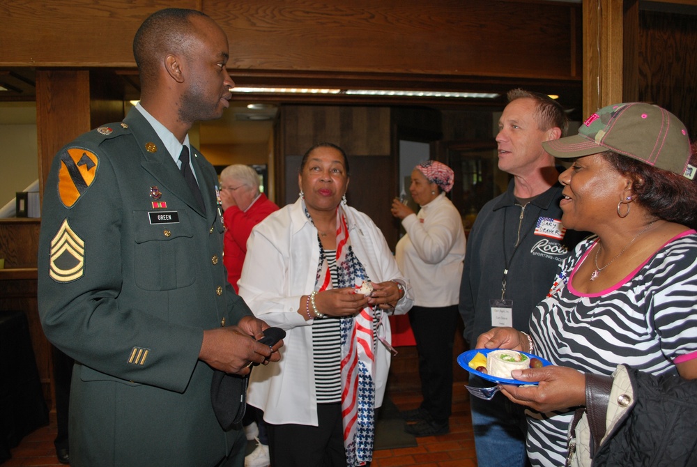 Sgt. First Class Luis Green Honored at Military Appreciation Ceremony