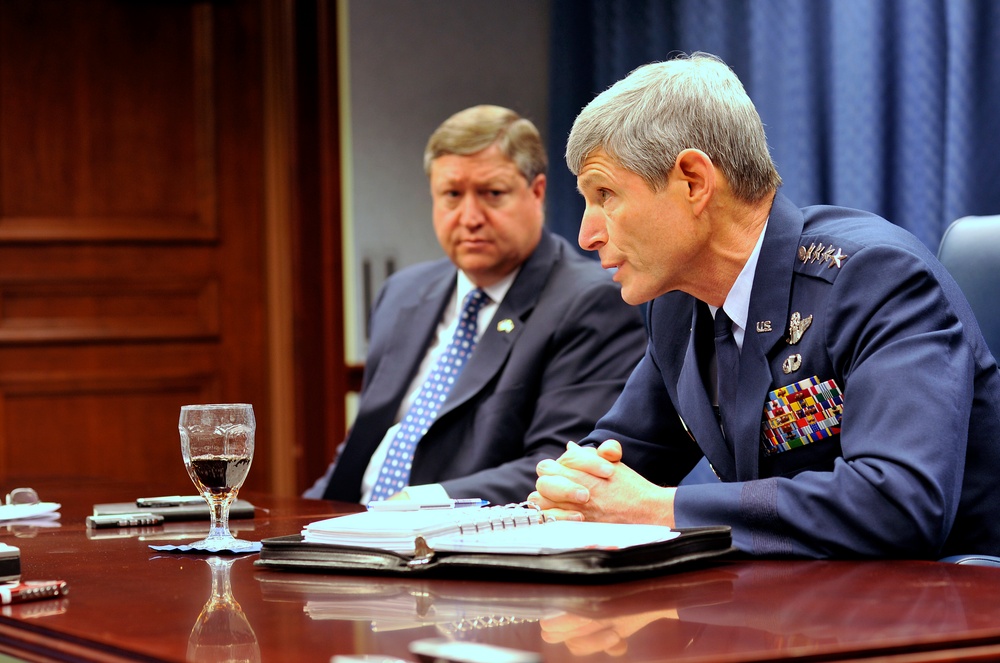 Air Force Leaders Discuss Force Rebalancing and Acquisition Improvements