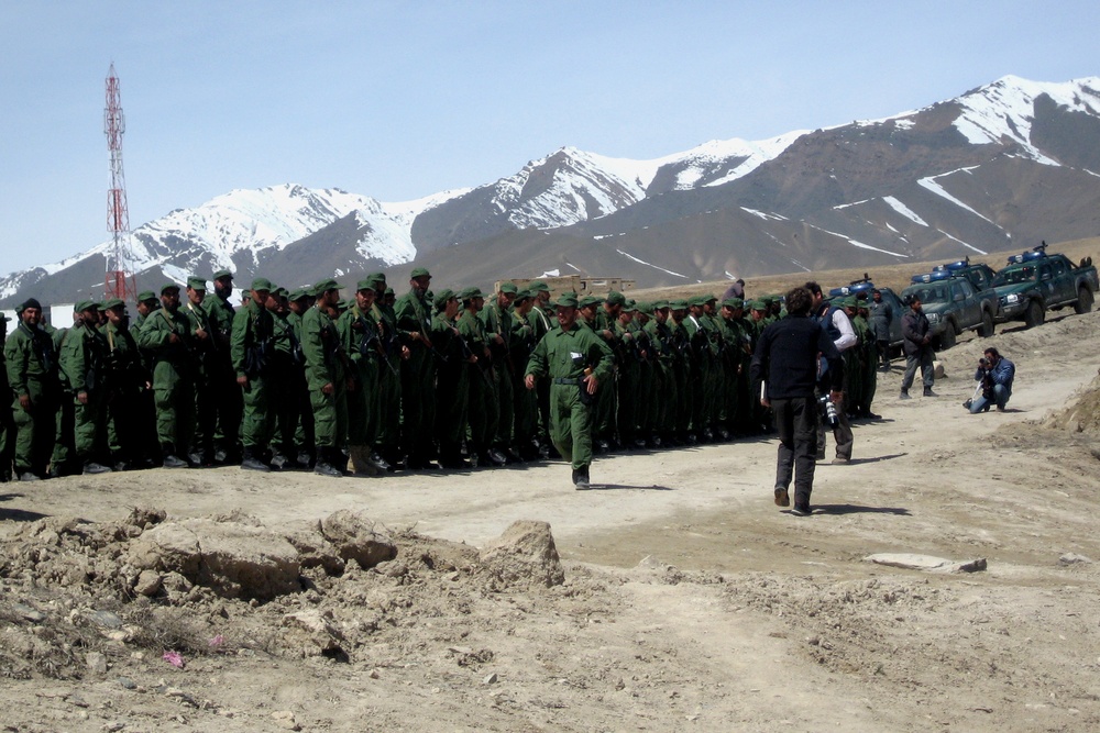 Afghan Public Protection Force Graduates in Wardak Province