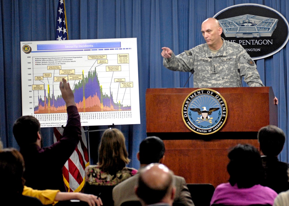 Army General Odierno Briefs on Iraq Operations
