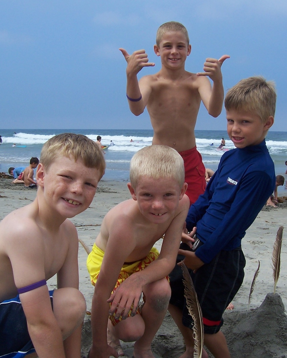 Military Children Surf and Pose at 'Little Warriors' Camp