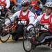 Wounded Warriors Walding and Solheim Start Boston Marathon Together