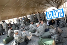 Troops Await Transport at Kuwait's Theater Gateway