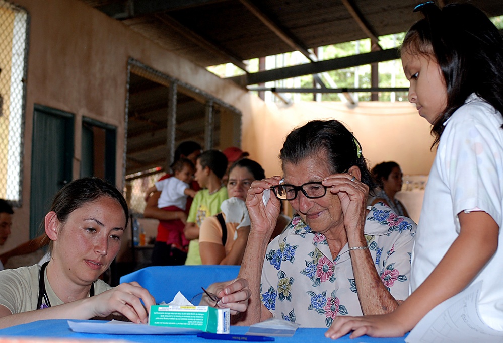National Guard Doctor Provides Eye Care in Costa Rica Disaster Response Exercise