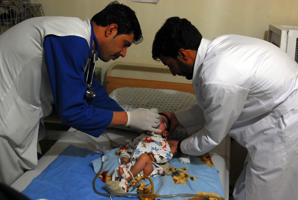 Afghan Baby Ramazan Receives Care at Kabul Medical Facility