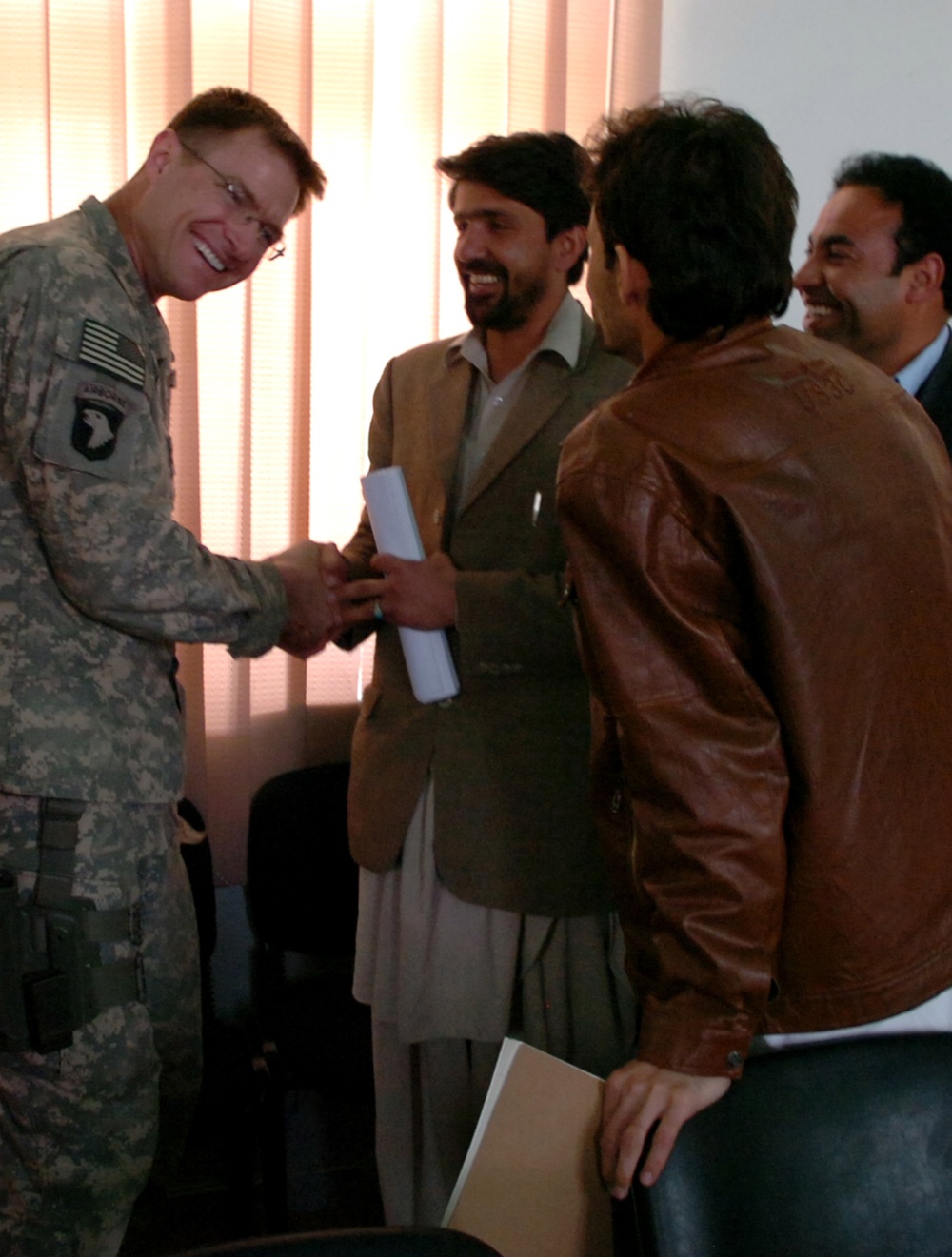 Air Force Lt. Col. Oversees Contractors at Afghan Reconstruction Conference