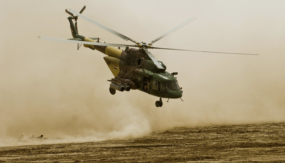 Iraqi Air Force Conducts Live-Fire Exercise in Maysan Province
