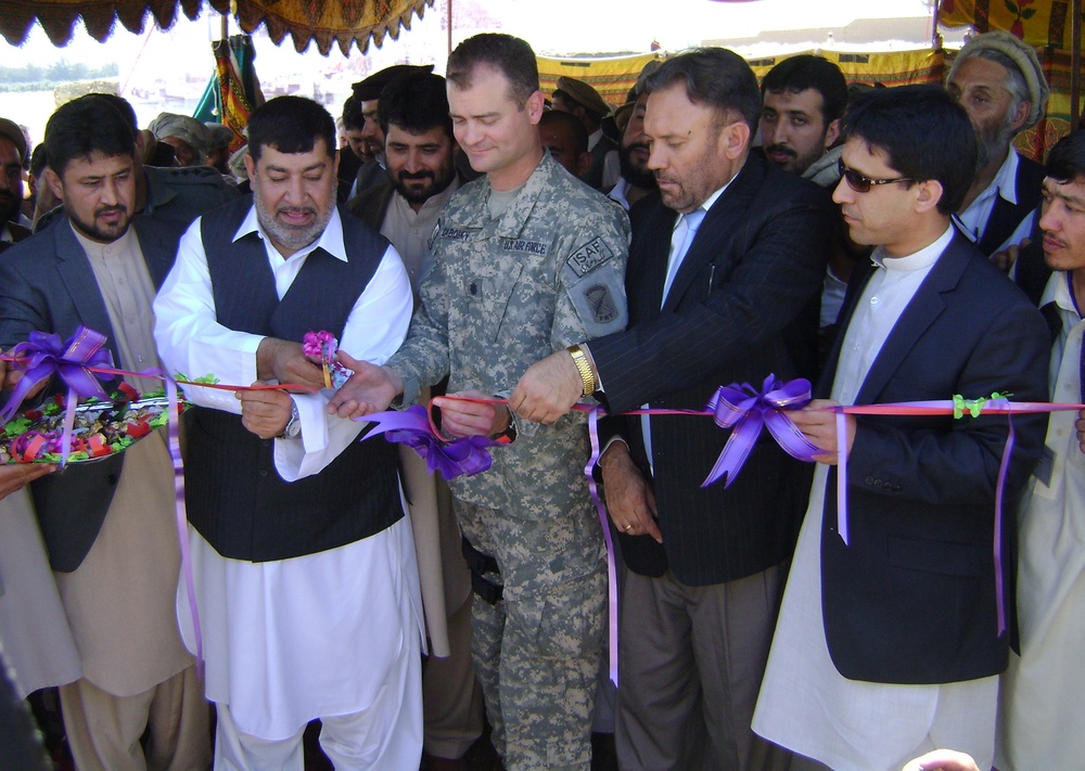 Afghan, U.S. Officials Celebrate Completion of Grand Canal Repair Project in Nangarhar