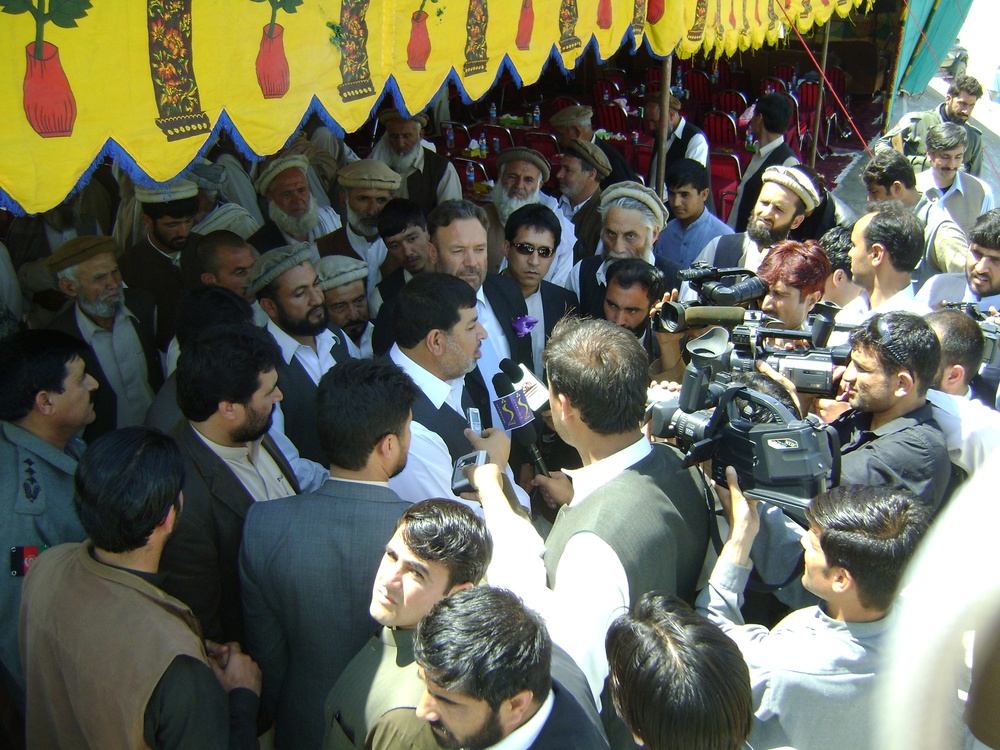 Afghan Governor Celebrates Completion of Canal Repair Project