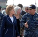 U.S. Navy Capt. Gives Secretary Clinton Tour of Medical Site in Haiti