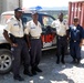 Navy Petty Officer Helps Direct Crowds at Haitian Medical Sites