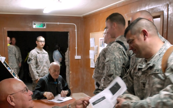 Medal of Honor Recipients Visit Soldiers in Baghdad