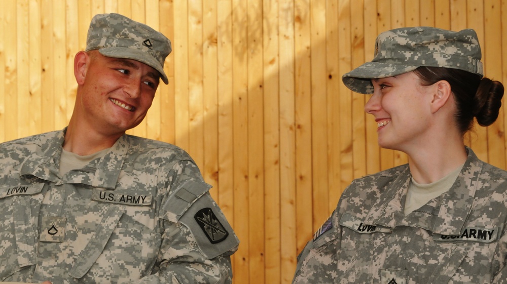 Siblings Serve Together in Iraq