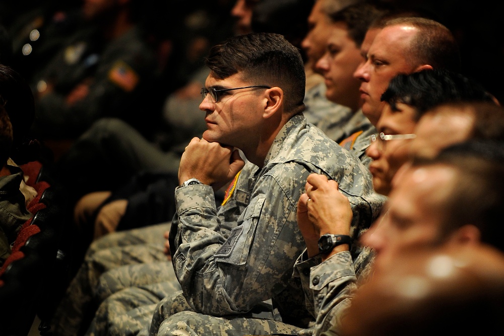 Defense Secretary Gates Addresses Air War College Students at Maxwell Air Force Base