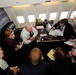 Defense Secretary Gates Speaks to Press on Flight to Alabama