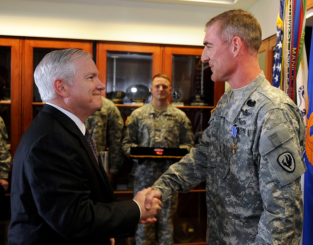 Defense Secretary Honors Army Aviator with Distinguished Flying Cross