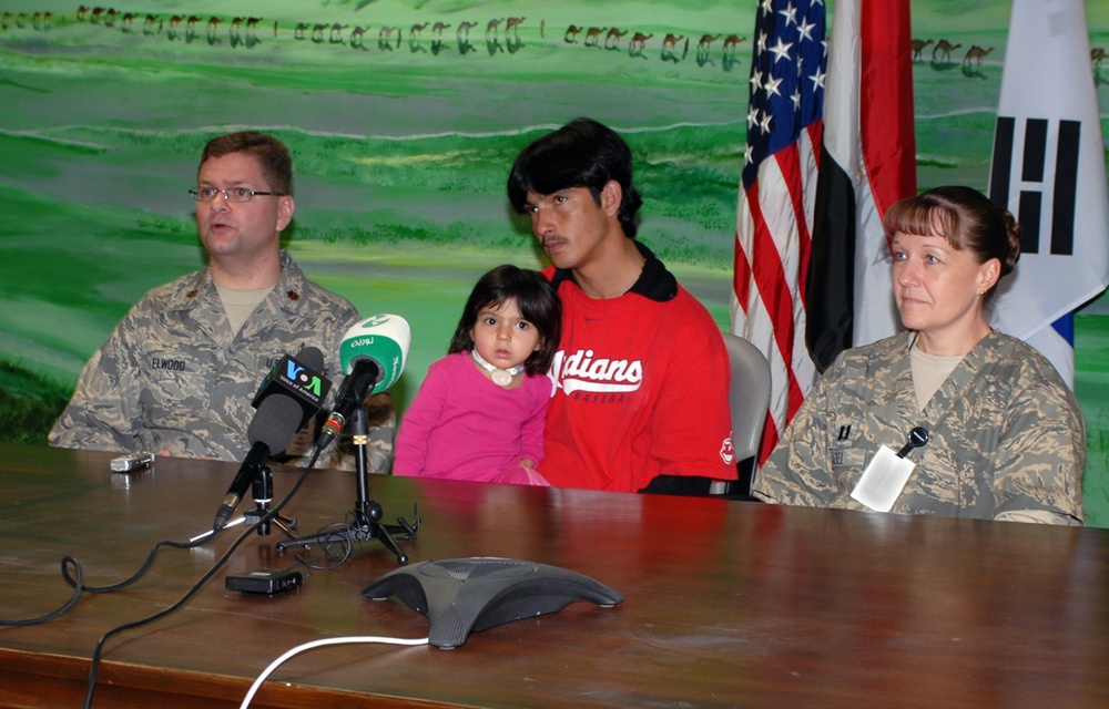 Afghan Girl Receives Life-Changing Surgery in U.S. After Military Medical Team Holds Press Conference