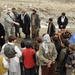 U.S. Air Force Officer Discusses Micro-Hydro Pump with Afghan Villagers