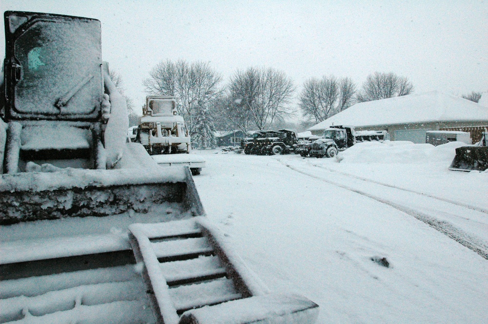 North Dakota National Guard Stands Ready Amid Snowy Conditions