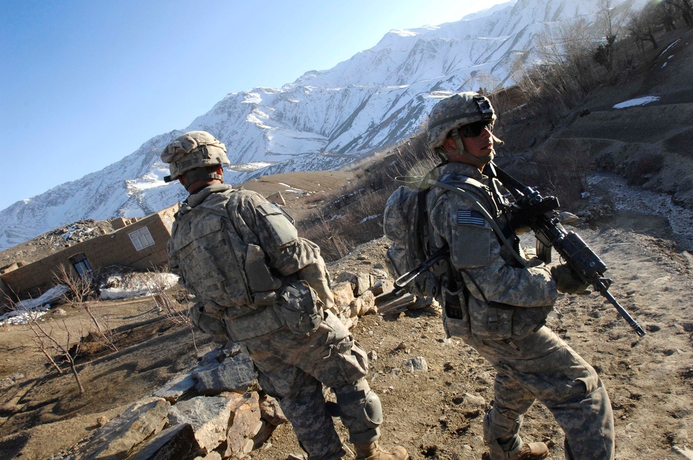 U.S. Troops Lead Village Assessment in Afghanistan's Wardak Province