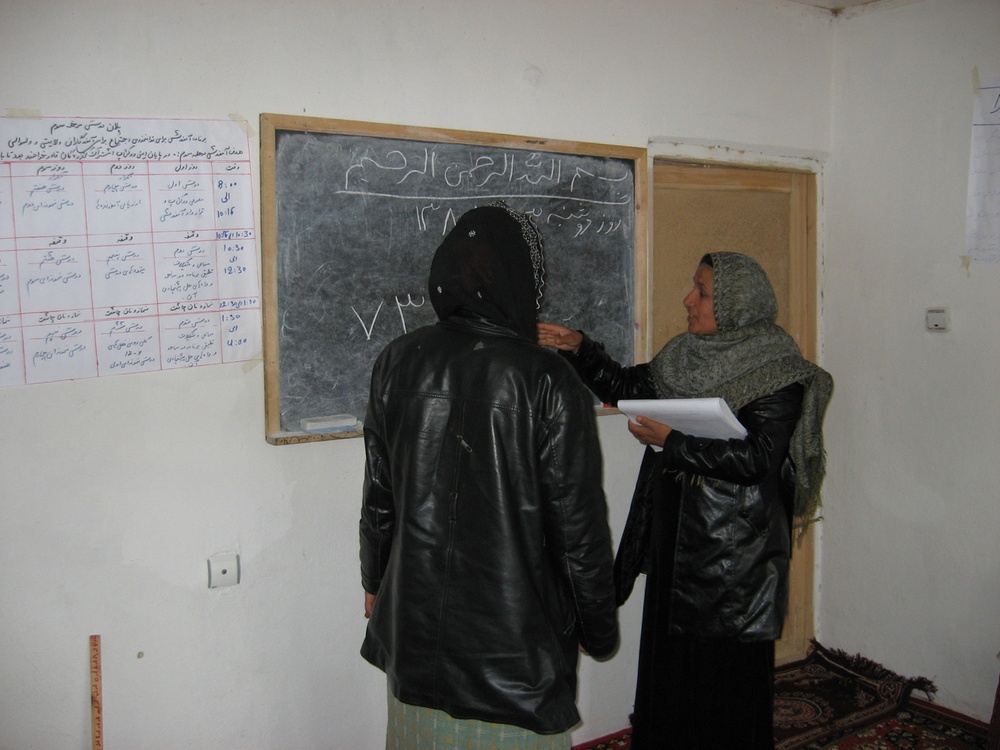 Afghan Women Learn Numeracy in U.S. Aid Program