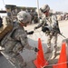 Army Soldiers Secure Checkpoint Outside Bagram Airfield in Afghanistan
