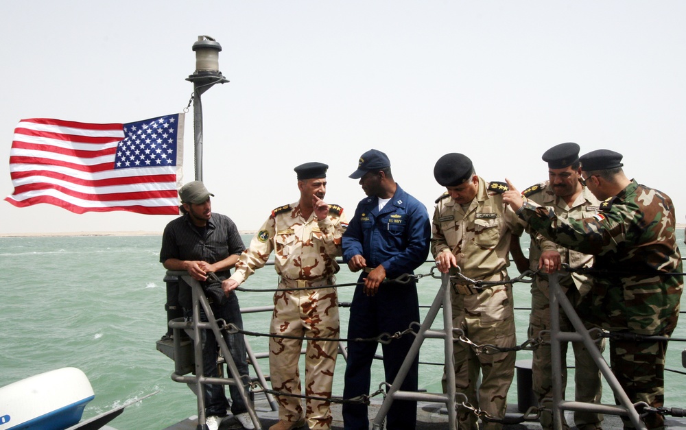 U.S. Navy Ship Marks Historic Port Visit to Iraq