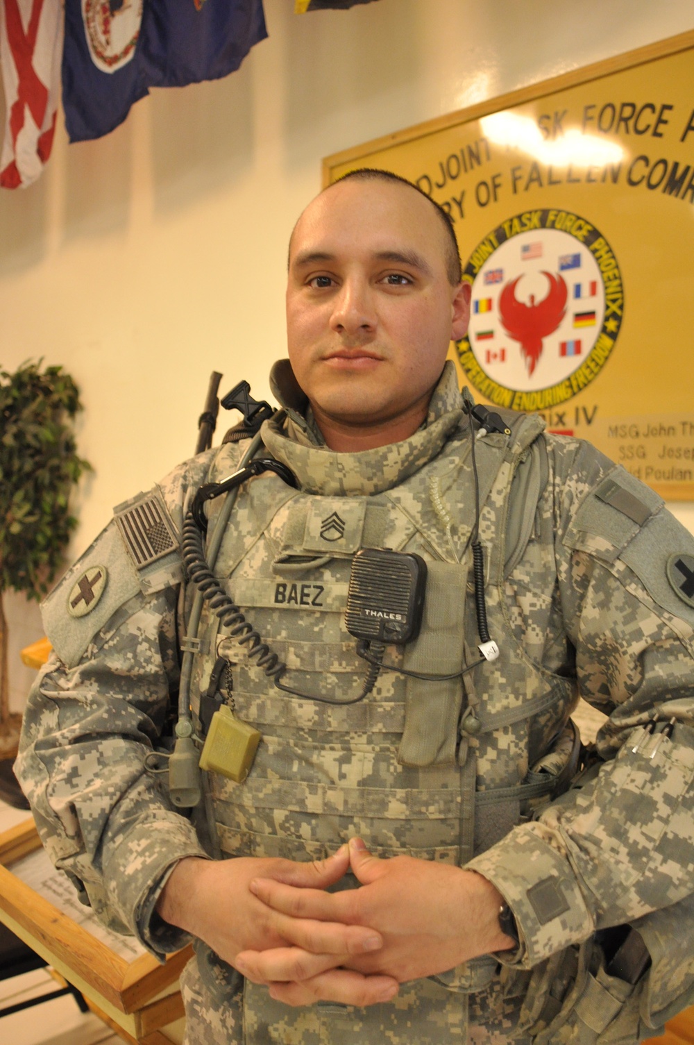 Illinois National Guard Soldier Deployed to Camp Phoenix in Afghanistan