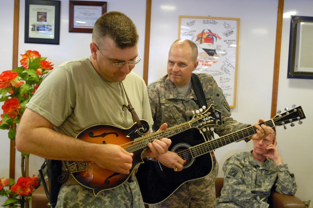 Army Officers Jam Together in Baghdad Bad Boys Band